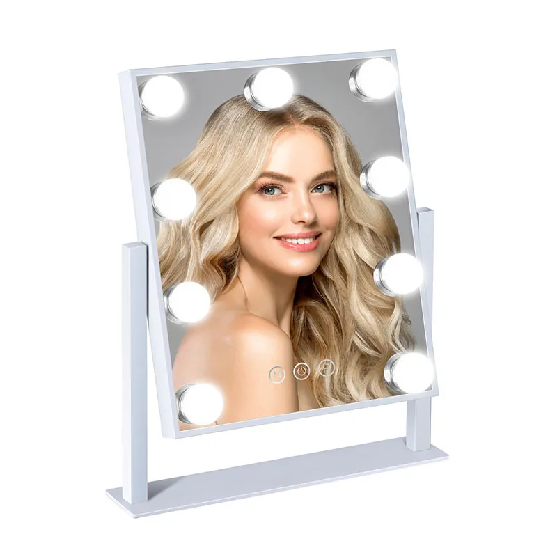 Sind Spiegel mit Lichtern gut für Make -up?