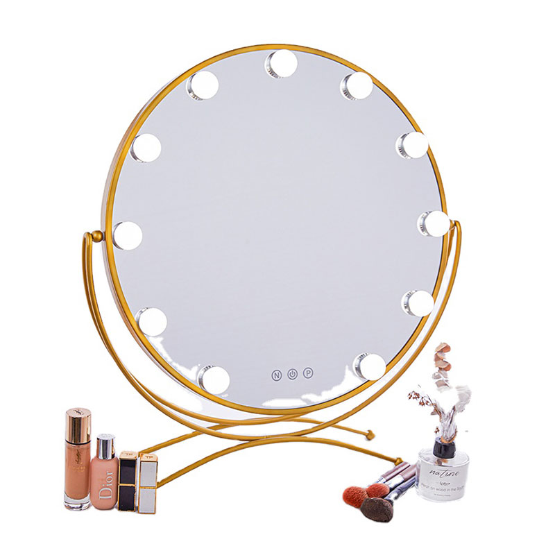 lighted desktop mirror